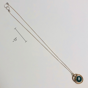 malachite necklace, Caitlin Clary