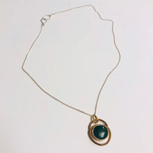 malachite necklace, Caitlin Clary