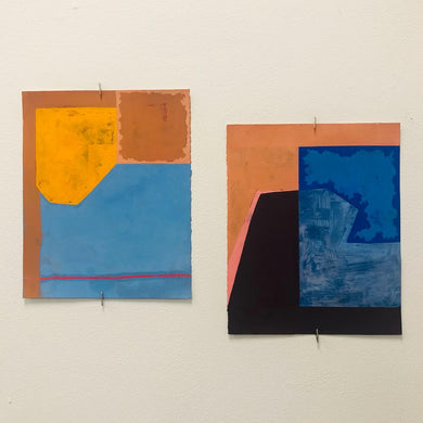 paintings on paper, Emily Bartolone