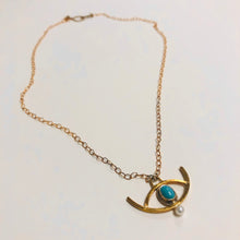 evil eye necklace, Caitlin Clary