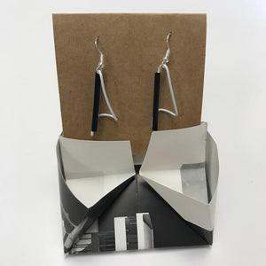 Troppus Projects paperclip/straw earrings