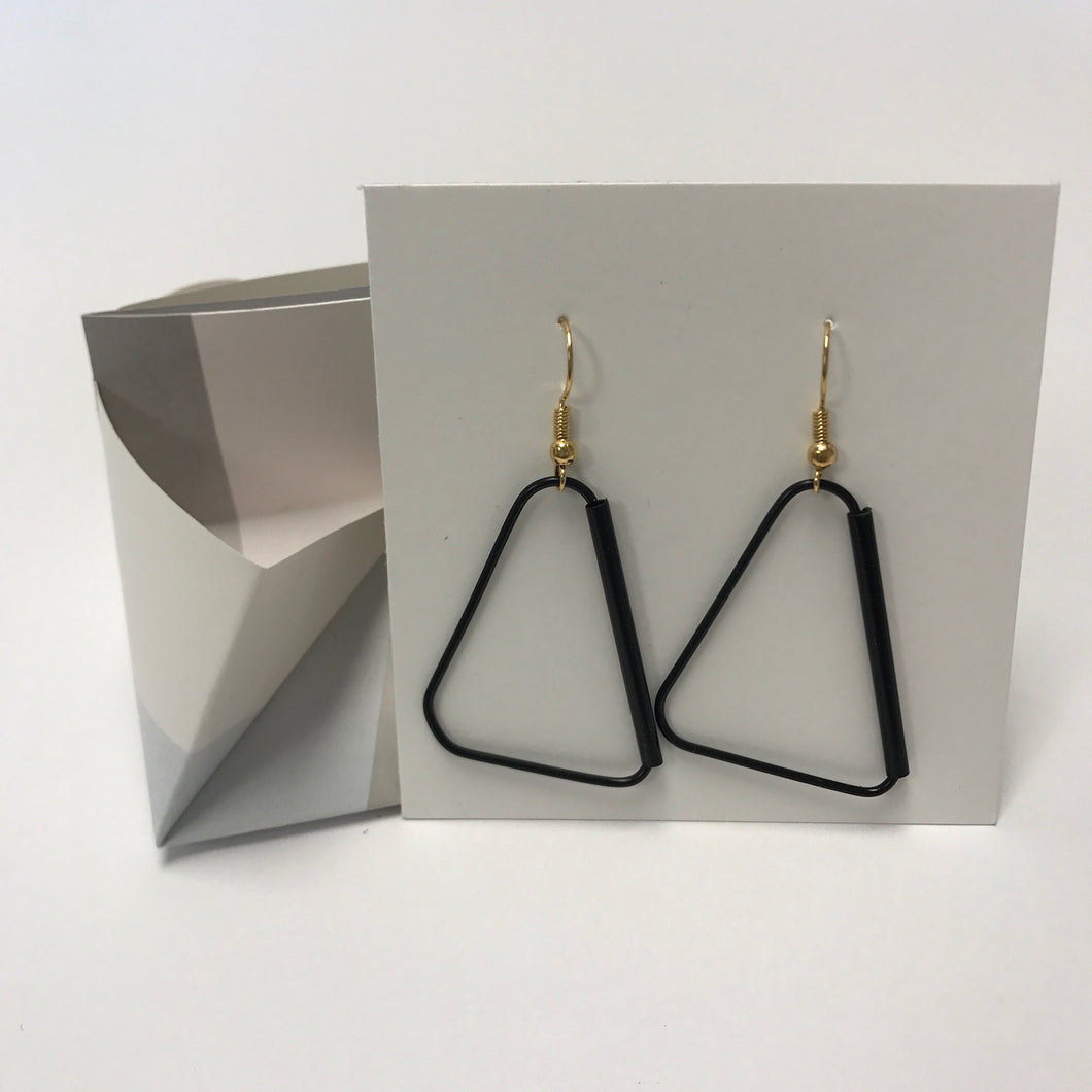 Troppus Projects paperclip/straw earrings